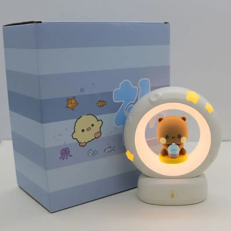 Cute Bubu And Dudu Bedside Lamp